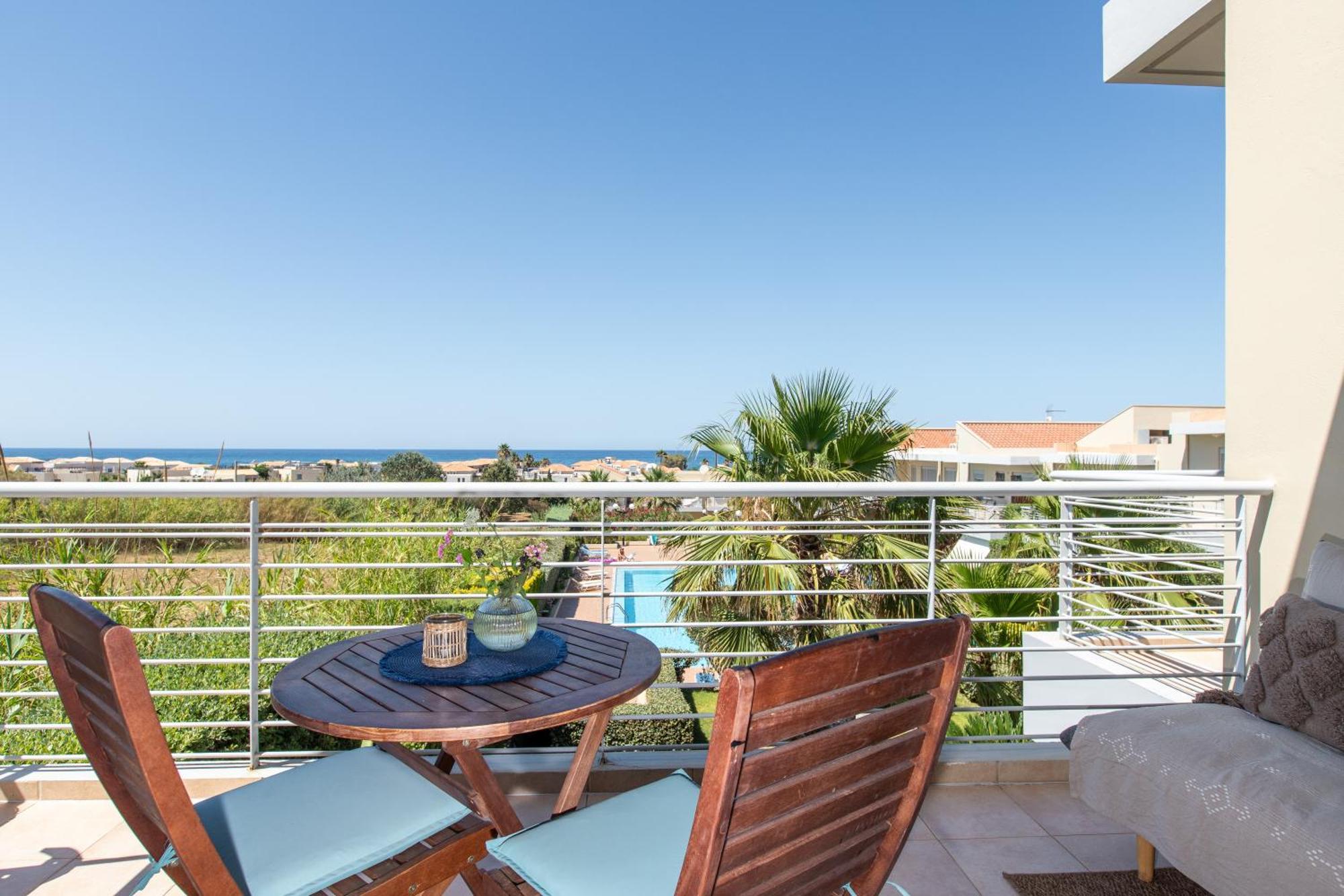Ferienwohnung Maleme Yoga Blue Chania  Exterior foto
