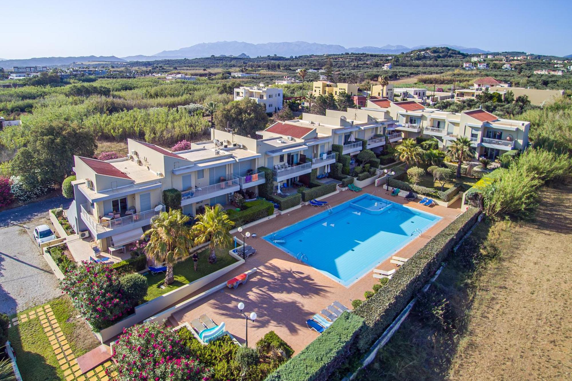Ferienwohnung Maleme Yoga Blue Chania  Exterior foto