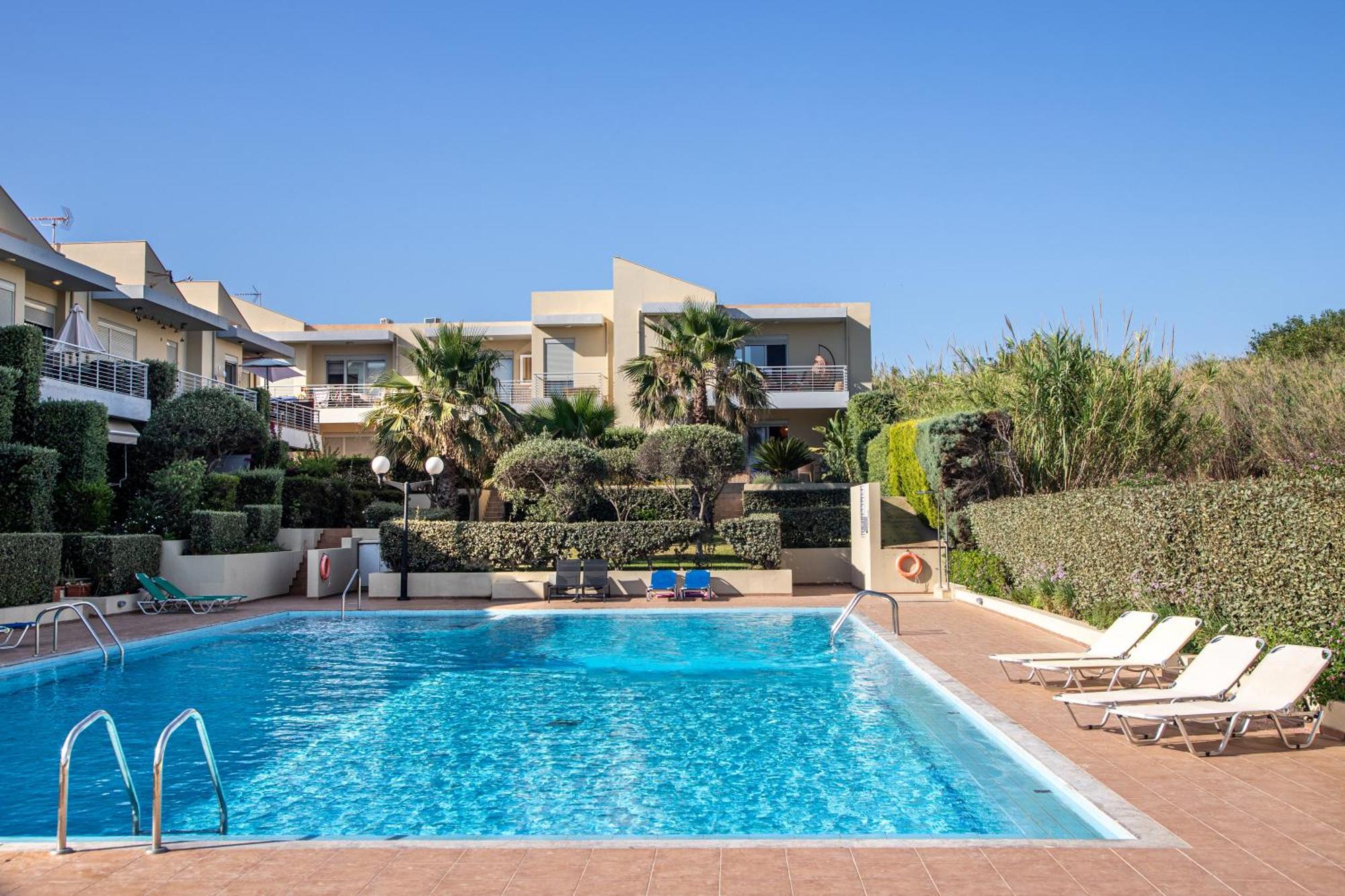 Ferienwohnung Maleme Yoga Blue Chania  Exterior foto